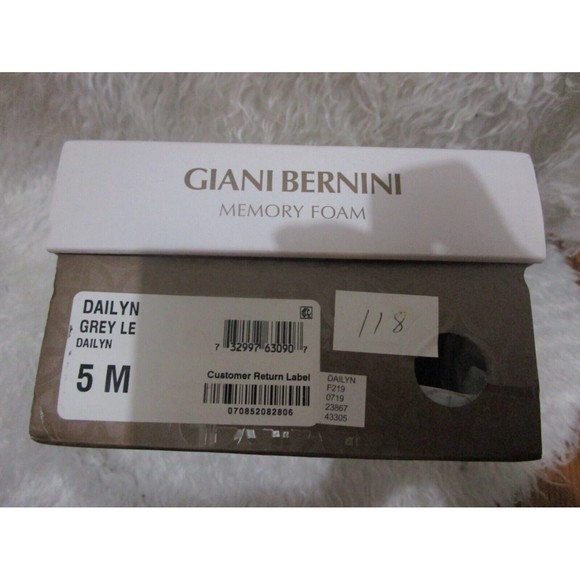 NEW in Box GIANI BERNINI Dailyn loafer leapord print Sz 5 - Memory Foam - Picture 12 of 12
